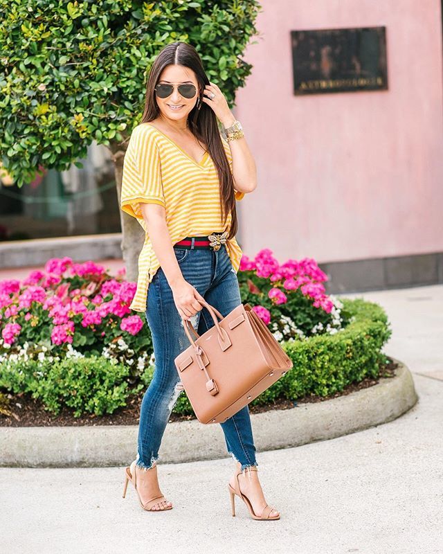 TheLuxMommy's tweet photo. Happy Friday!🐝This colorful #ootd on https://t.co/zxhypx3tdf!🌸Link in bio. #yslsacdejour #sacdejour #guccibelt #guccibee https://t.co/9dPqRZuzOR #liketkit Screenshot to shop this pic with the @liketoknow.it app #LTKunder100 #springstyle #springfashion *IG giveaway on this post. https://t.co/xWDOaHsbCm