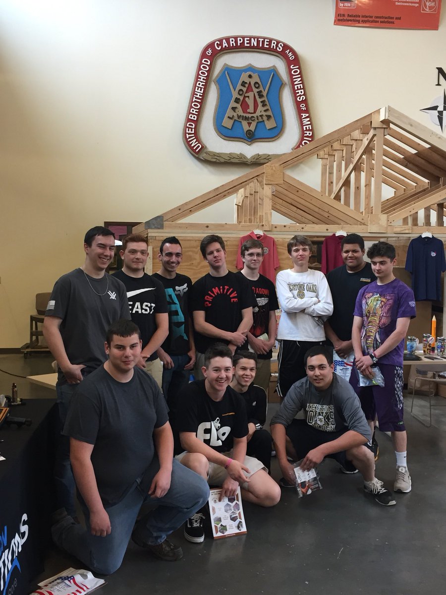 Exploring possibilities at the KML Carpenters’ Open House. <a href="/KOGoldenEagles/">Keystone Oaks SD</a> <a href="/KOMSTechEd/">KOMS_TechEd</a>