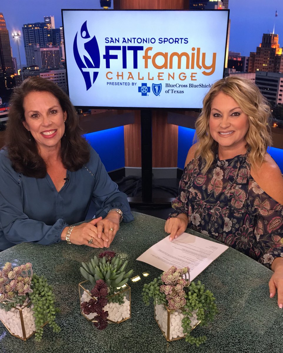 FitFamilySA's tweet photo. Had fun sharing details about @SA_Sports Fit Family Challenge presn by @BCBSTX. Get fit and join the coolest program this summer! #daytimeatnine #saliving #FitFamilySA https://t.co/ti8QZhhe49