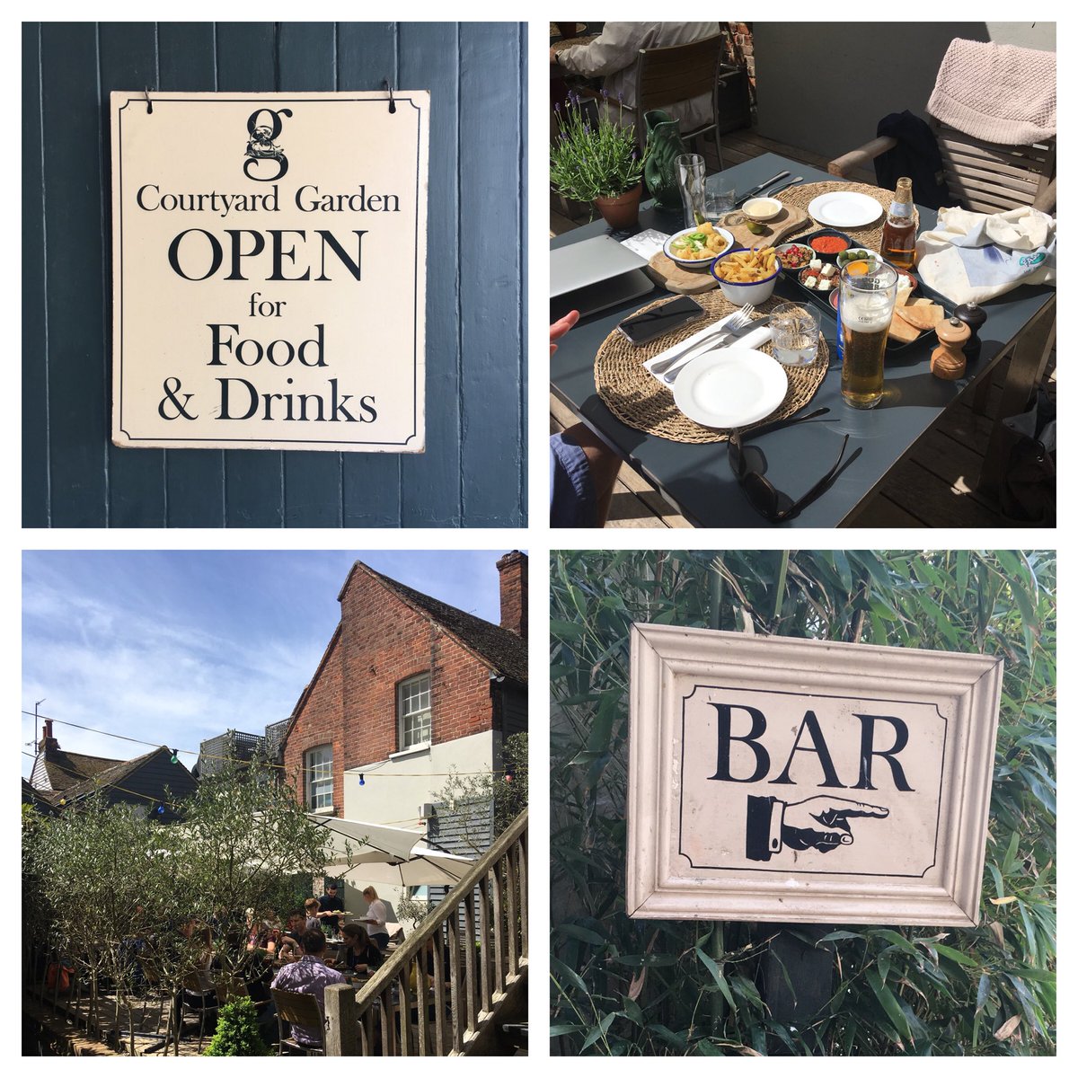r0siebird's tweet photo. Great working lunch @thegeorgeinrye 
#mezze #squid 😋#sittinginthesun ☀️ https://t.co/A1LNJZZE6g