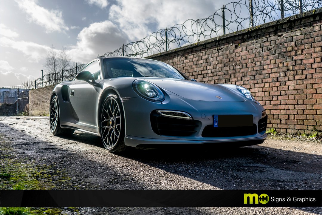 Fantastic 911 full wrap colour change completed! We're super happy with this one 😎🔥 #porsche #911 #turbo #wrap #graphics #staffordshire #stoke #fast #3m #wrapping