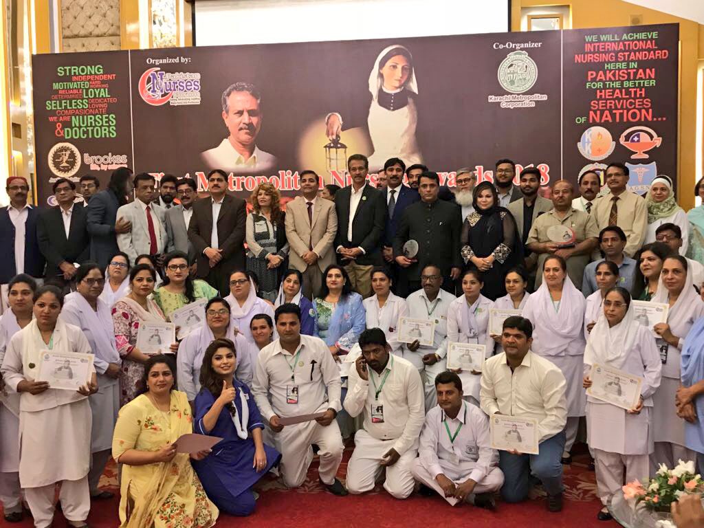 #InternationalNursingDay, First #Metropolitan #NursingAward organised at the #MarriottHotel #Karachi.