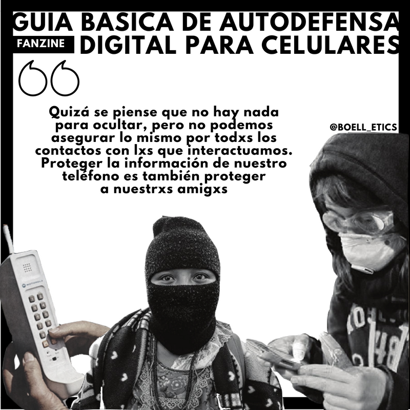 boell_etics's tweet photo. ¿Tienes un celular android? #Descarga el Kit sobre #AutodefensaDigital. ¡Conoce tips de prevención para asegurar tu celular! El fanzine fue realizado durante #Chaco2017 #Descárgalo acá https://t.co/f5BjaD5FPz https://t.co/q2gDQDeUu8