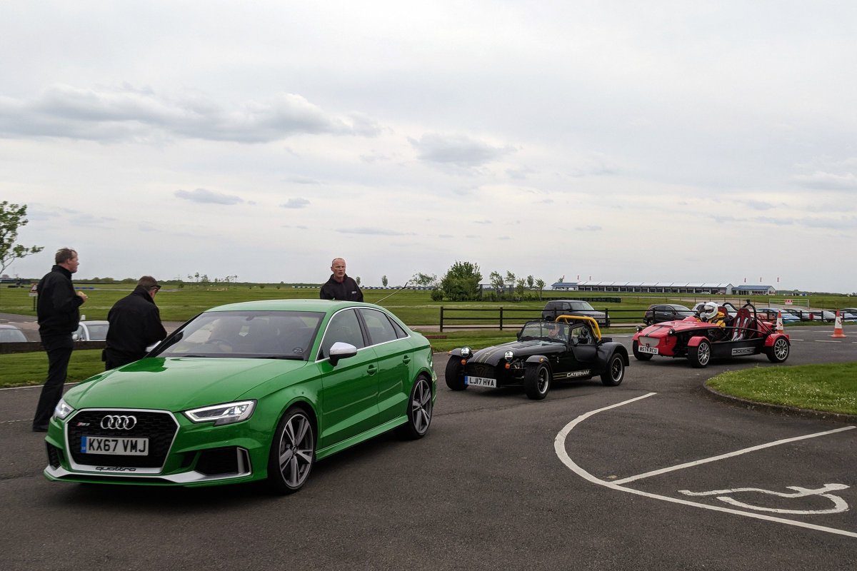evomagazine's tweet photo. Our #fastfleet #RS3 undergoing noise testing here @MSV_BA #evotrackdays – https://t.co/zrpFdg5QP0 https://t.co/LAhcpURZrA