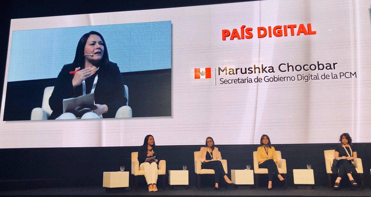 .<a href="/mchocobar/">Marushka Chocobar</a>, Secretaria de Gobierno digital de la PCM: "Todos los ministerios van a estar en un sola plataforma digital en las próximas semanas”. #ForoBicentenario