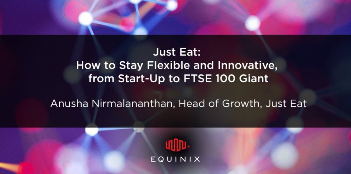 JustEatTakeaway's tweet photo. The digital economy offers organisations huge opportunities to expand and grow. Our Head of Growth, Anusha Nirmalananthan is at #ITI2018 today talking about how #optimising through #data and #AI drives our customer-centric innovation https://t.co/MleqybGbVz https://t.co/1hhem13vFQ