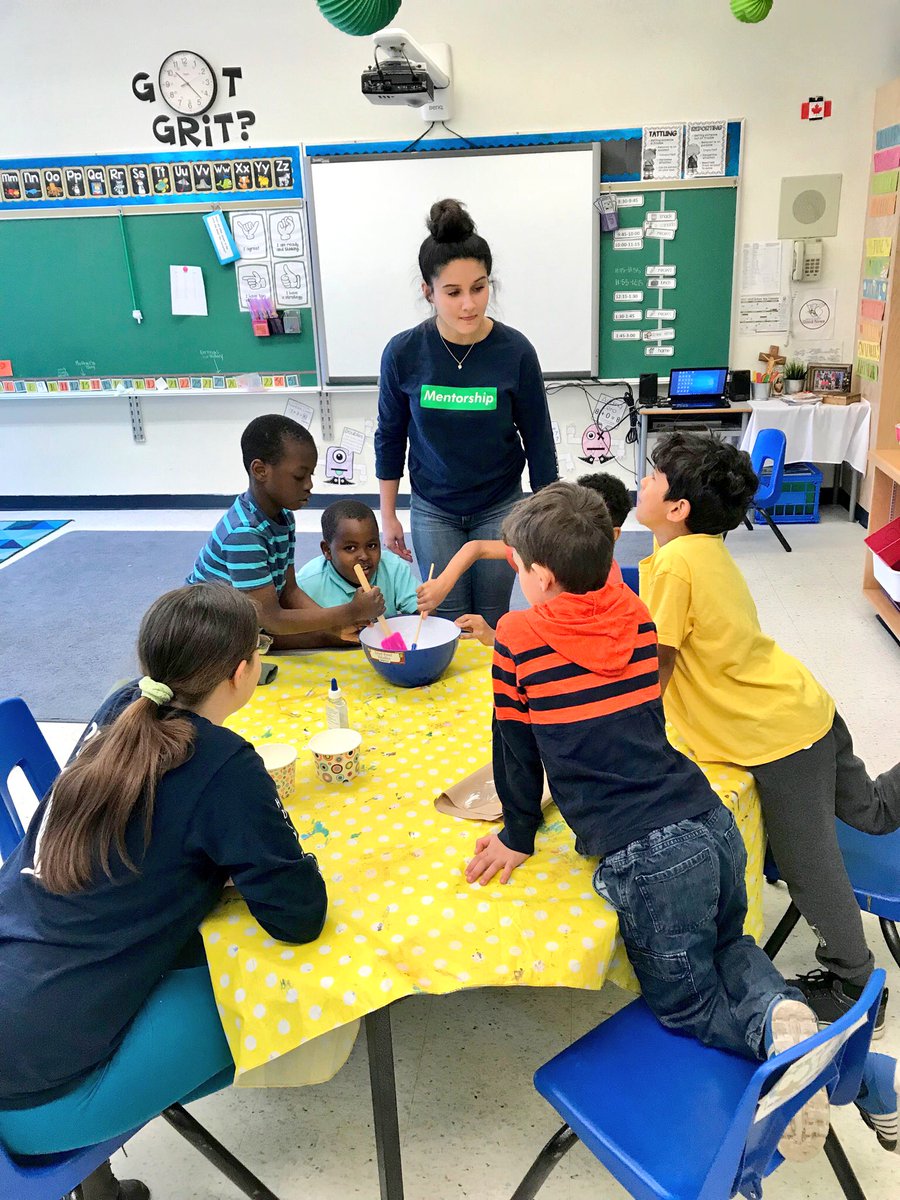 mrsalegault's tweet photo. Making slime with students from @HolyTrinity_CHS @StMichaelOCSB #learningpartnerships #specialactivityday #CathEduWeek https://t.co/CJpphPi8sA