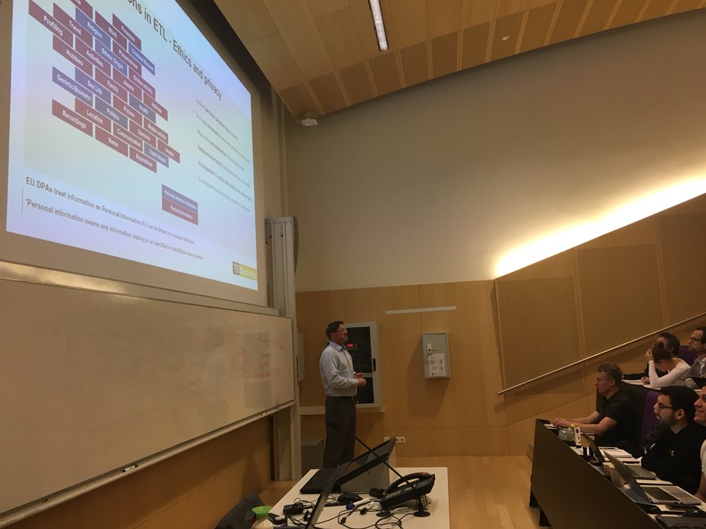 GalynaIgnatenko's tweet photo. Data Science for Audit class at UvA is scaling up. Paul and I have just shared our experience and knowledge on ETL with 99 students. #ETLisfun #datascience #audit @edojwz https://t.co/pXe8TJZwbz