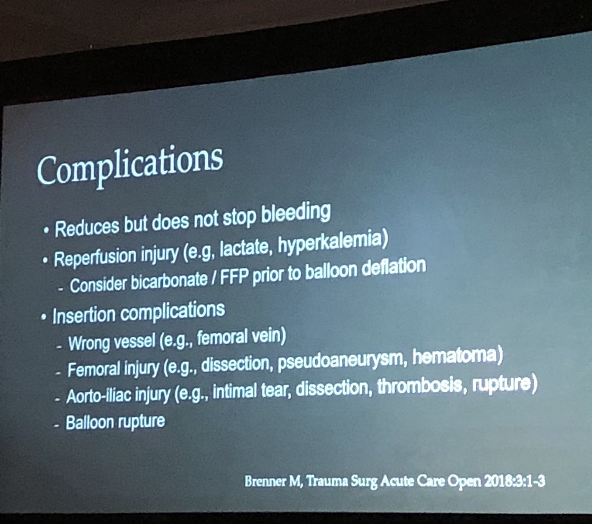 emilysharpe's tweet image. REBOA can be a life saving innovation in obstetric hemorrhage. Fantastic presentation by @JillMhyre #SOAPAM2018 #ptsafety #maternalmortality @APSForg