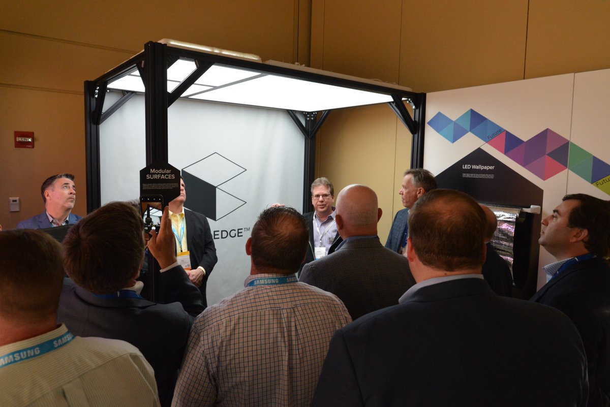 CooledgeLtg's tweet photo. What a great way to end the week - looking back on a successful @lightfair! Thank you to all who were able to join us at our special event, Light Liberated, and learn what Cooledge sees as the future of lighting and the direction of our company! #Cooledge #LuminousSurfaces #LED https://t.co/oqLx8KmhB5
