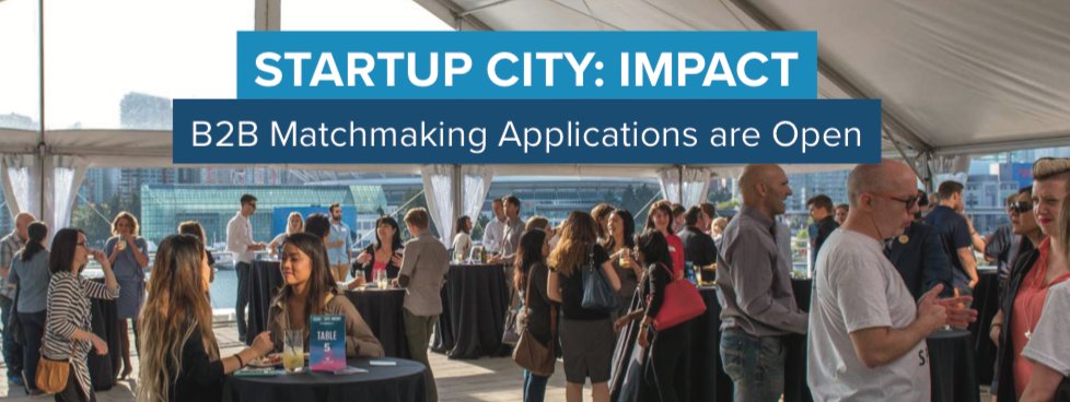 innovate_bc's tweet photo. Does your #startup help create solutions for social or environmental challenges? Apply for Startup City: Impact @ the Sustainable Brands conference &amp; let @VanEconomic connect you with global brand representatives: https://t.co/OJjIuQ3U6X https://t.co/t7ASEQaTZd