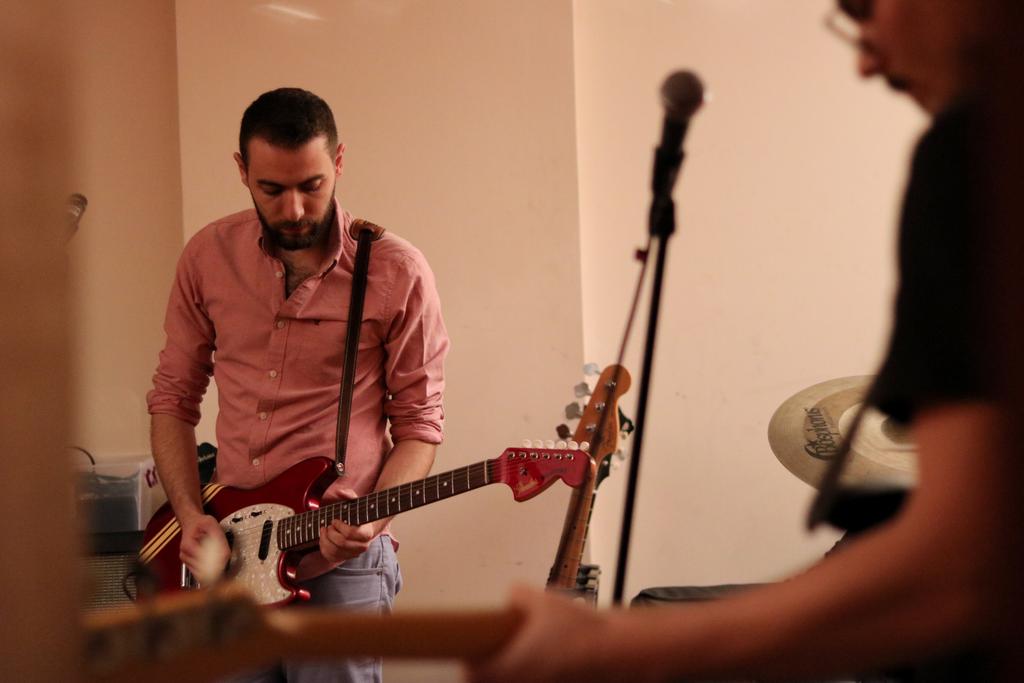 laudyissa's tweet photo. I visited @KozoBand at Tunefork Recording Studios yesterday for the first in a series of @bey_today articles on local musicians. Drop by @BeirutOpenStage to see Kozo play tonight and read my article when it comes out! Also, DM me suggestions on who to interview next. https://t.co/TZOAuFdUCz