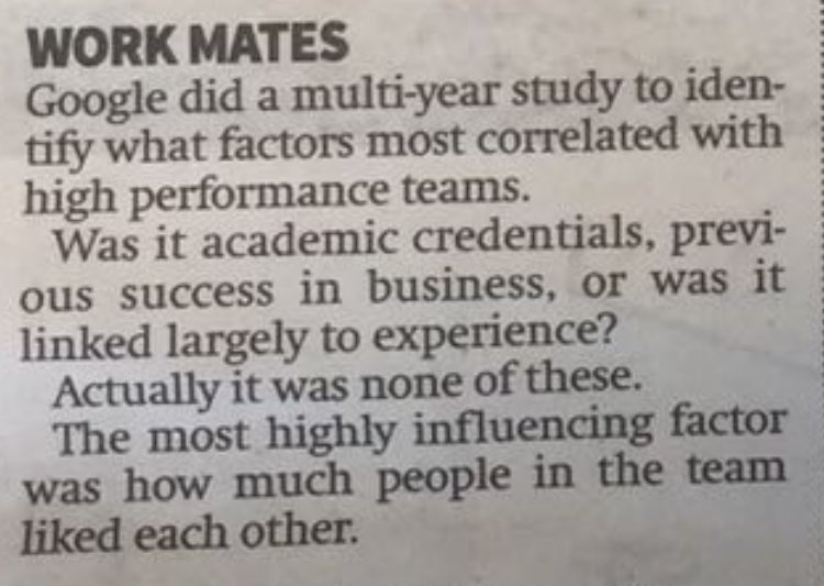 Love your work colleagues? #highperformance #success #goodrelationships