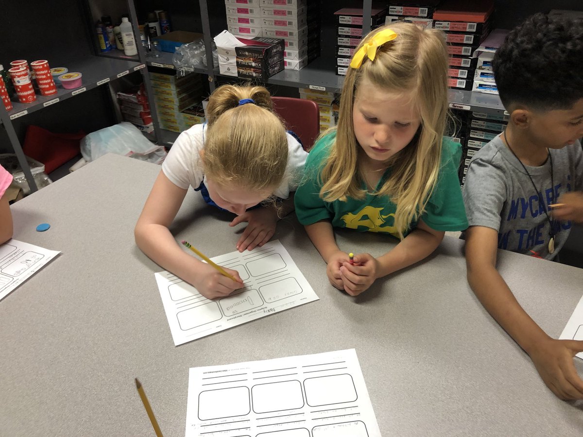 ewitt43's tweet photo. 1st Ss are preparing their first #paperslide which focuses on base ten blocks. Storyboading is the key to a focused video. @pocketlodge #phpackers #swexcellence https://t.co/UpwVRqegup