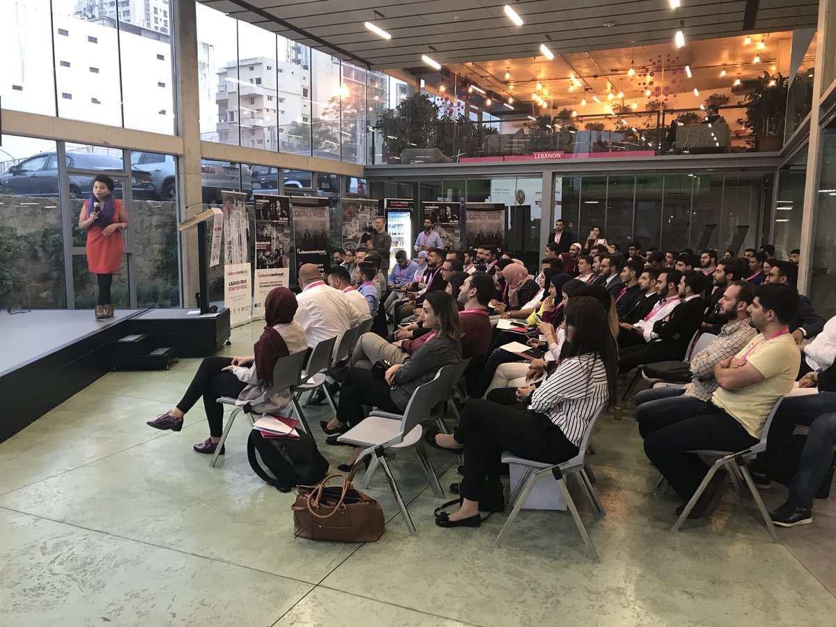 BeirutDigitalD's tweet photo. “Think big and be bigger. The simplest ideas create the biggest impact!” - @ImanACooper , founder of @BuuPass and winner of 1M @hultprize 2016 #HP2018 #PowerForGood @hultprizeleb https://t.co/iydsZAW8gE