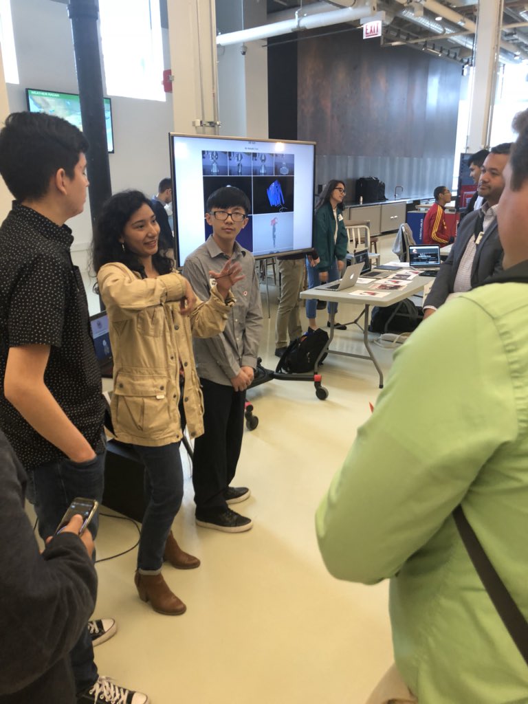 CurieCS's tweet photo. I am so proud of my #WebDevelopement #Seniors #TeamAugment great job presenting @MotorolaUS and exposing more people to #VR and @tiltbrush #curieway https://t.co/f76u9okRRO