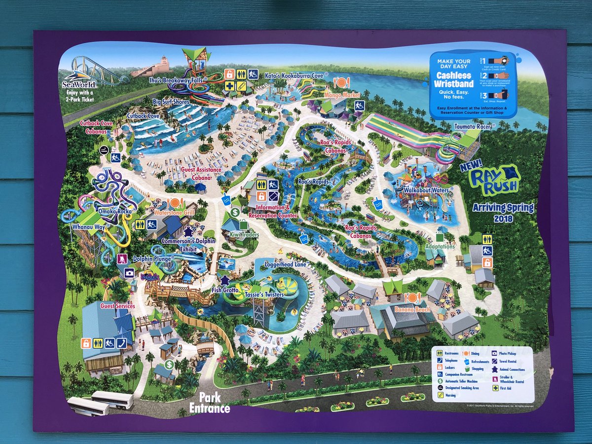 Brandonblogs Aquatica Park Map With Added Ray Rush Logo Ray Rush Officially Opens To The Public Tomorrow Aquatica Seaworld Seaworldorlando Rayrush T Co Huvbl7bkb6