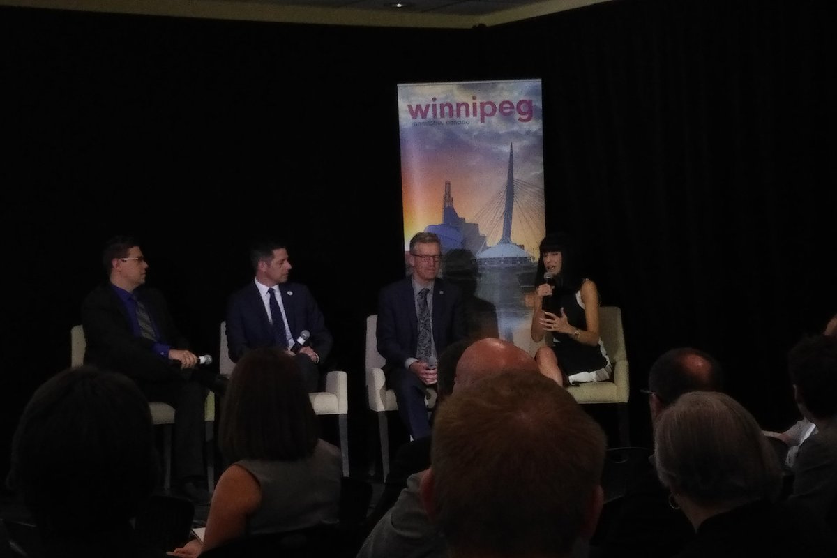 6pmarketing's tweet photo. Here @EDWinnipeg for AGM with @Mayor_Bowman @mlegary @SpiringDayna @Min_Pedersen . Great overall news and vibe in city #winnipegwow #6pcommunity https://t.co/XB5kXSMex7