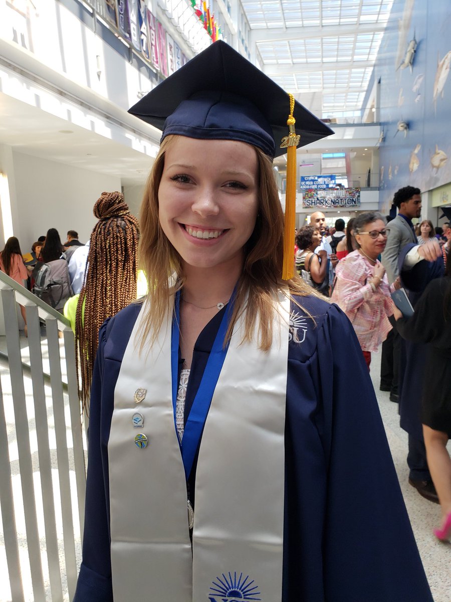 Congrats, Chrissy! On to your next adventure! #NSUSuccess #NSUSharks