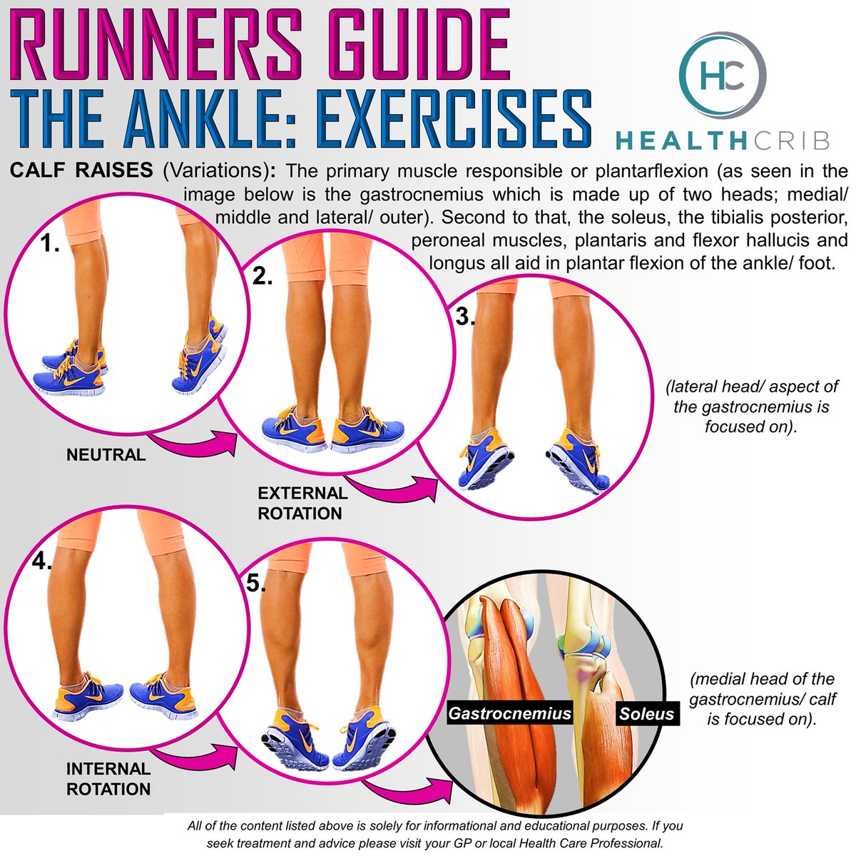 Healthcrib_fdt's tweet photo. An awesome variation to hit all of the areas located within the calf.
#healthcrib #ankle #anklepain #ankleinjury #anklesurgery #run #runner #tendons #anklesprain #anklesprains #anklestrain
#runningcommunity #knee #kneeinjury #arthritis #acl #alignment #standingcalfraises https://t.co/1RAGIeJuuh