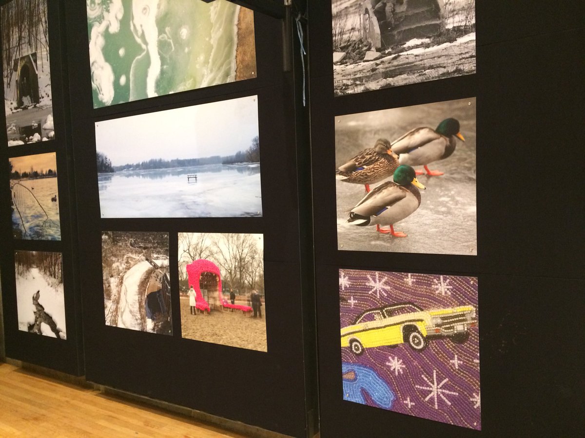 Chi miigwetch to all our student artists and Indigenous community members who created #water inspired #beadwork for the @ContactPhoto Festival. A tremendous artistic collaboration! <a href="/TDSBFNST/">Wandering Spirit School</a> <a href="/AEC_TDSB/">Aboriginal Education</a>