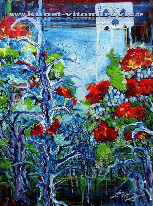 ZVitomirovic's tweet photo. Mystic Garden | part III | 2018
#artistsontwitter #painting #mixedmedia 
https://t.co/yYRM0aezby https://t.co/jyDJNxNhDF