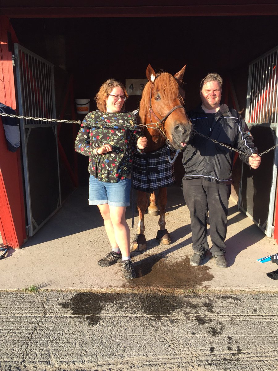 Taistoa nauratti startin jälkeen. Mahoton hevonen! #heporix #ravit