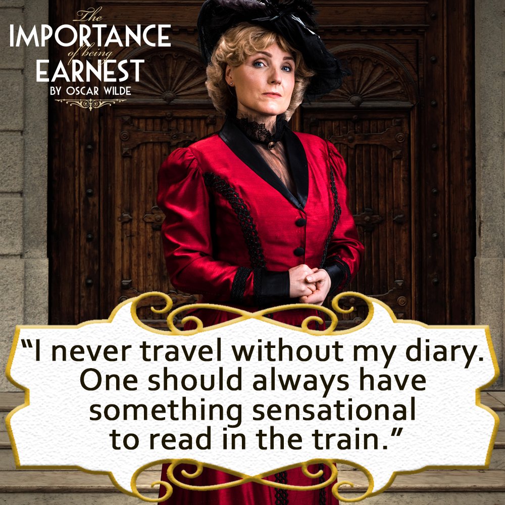It's your last chance to catch the deliciously decadent and wonderfully witty <a href="/EarnestTour/">Earnest Tour 2018</a> as their tour finishes with us today.

Performances at 2.30pm and 7.45pm.

Ticket availability: bit.ly/RDEarnest