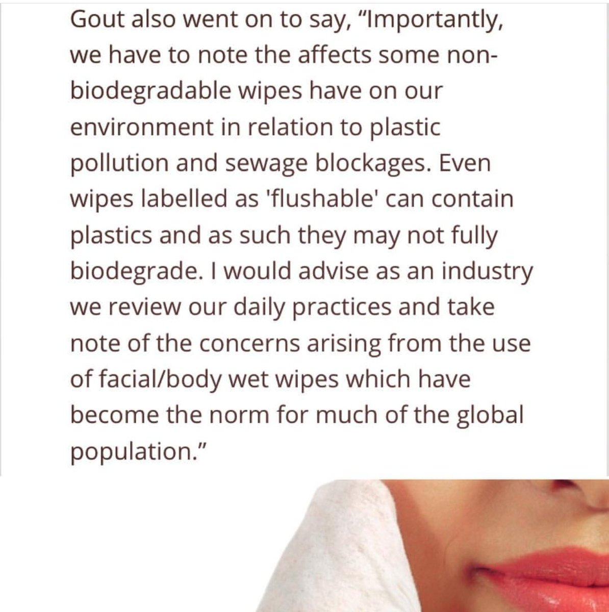 Great to have our very own <a href="/UlianaGout/">Dr Uliana Gout</a> quoted today in <a href="/aestheticsgroup/">Aesthetics</a> - with regard to face and body wet wipes use globally..raising awareness of environmental &amp; skin concerns 😊👍
aestheticsjournal.com/news/bcam-supp…
<a href="/BCAM01/">British College of Aesthetic Medicine</a> #environment #wetwipes #UK #skinhealth #face #body #BBC #ACE2018
