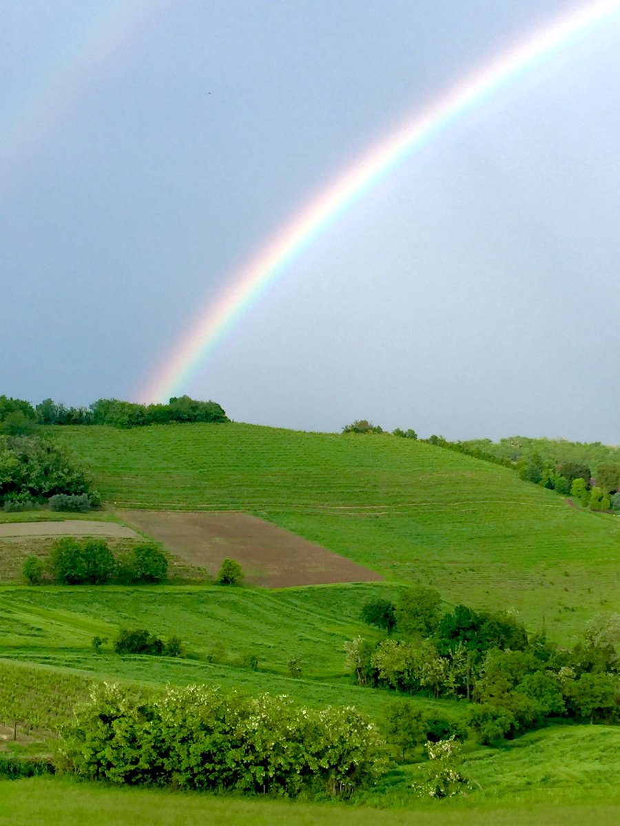 villarocco11's tweet image. Friday evening in #OzzanoMonferrato #rainbow #Piemonte #FridayFeeIing