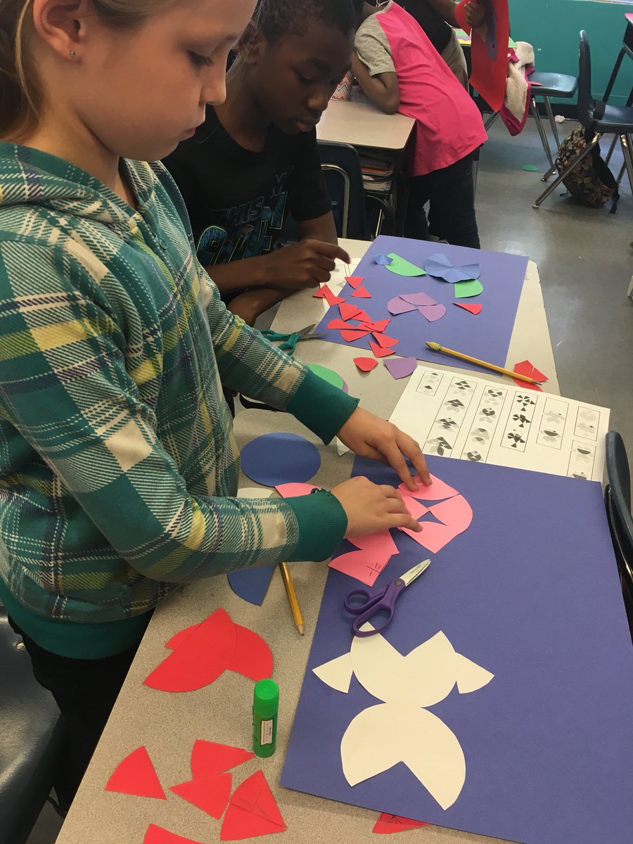 Creating fraction art for Mother’s Day because we love our Moms a WHOLE lot.