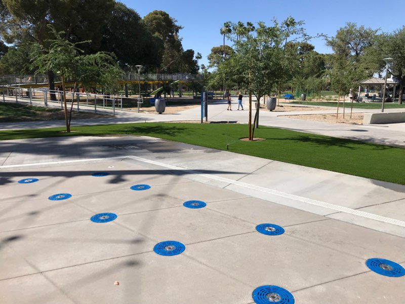 Your playground area can be transformed with several high-traffic rated SYNLawn products. Here is a recent installation at a park in Mesa.