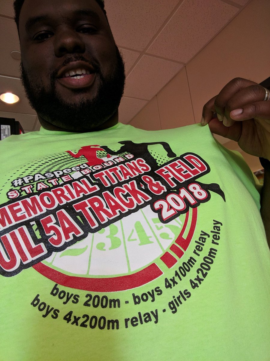 thatPAspeed's tweet photo. The staff of Booker T. Washington Elementary is shouting... Go Get that Gold x4 Titans &amp; we appreciate the support!!
#409speed #PAspeed #ATX https://t.co/QAzzT2BkQt