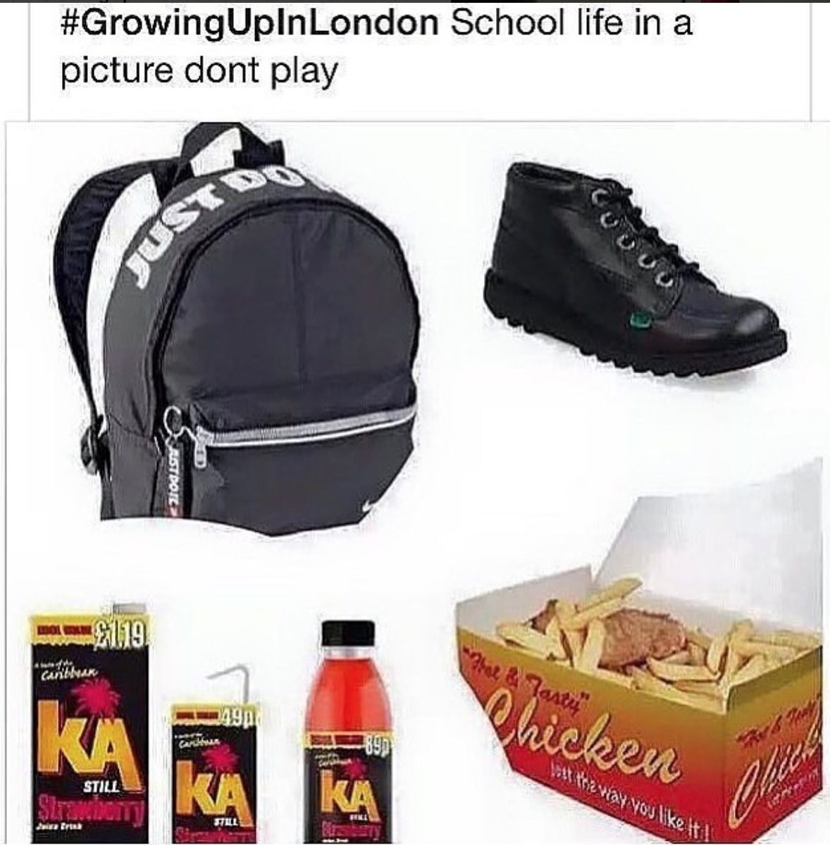 KAdrinks's tweet photo. Who can relate? #KAdrinks #GetRated #growingupinlondon https://t.co/NYsoRaqzNo