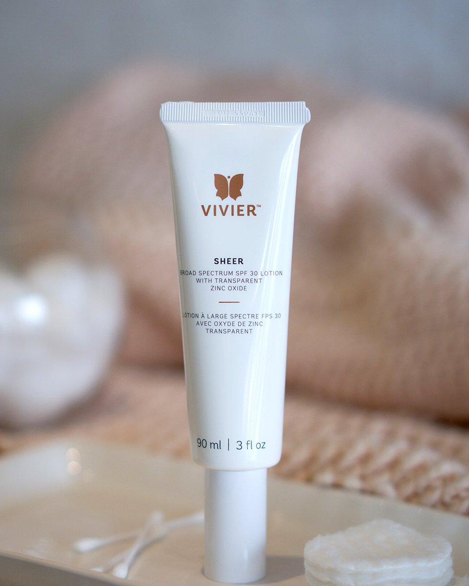 The final step in your skin care routine is to protect your skin. Our Sheer Broad Spectrum SPF 30 &amp; SPF 45 can be worn on it's own or under makeup.