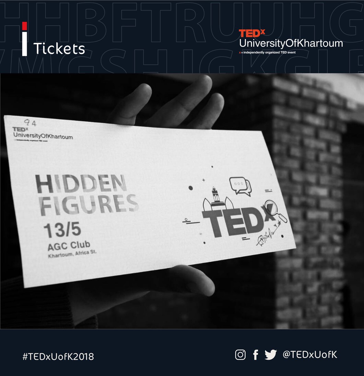 TedxUofk's tweet photo. YOU DON'T HAVE A TICKET?

Well here's your last chance to win one.

All you gotta do is 
Follow our account + Retweet this tweet.

Winner will be randomly selected.

Drawl results will be announced tomorrow at 7:00 PM

Good luck for y'all

#TEDxUofK2018 
#FreeTicketWeekend https://t.co/24RYcS3RKg
