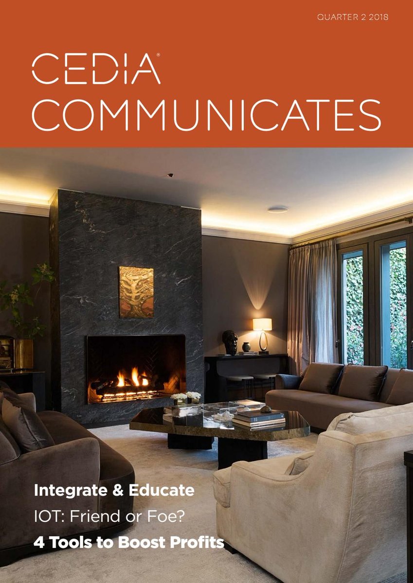 CEDIA_EMEA's tweet photo. Read the latest issue of #CEDIACommunicates now, packed with business advice, tech trends, amazing projects, CEDIA news, and much, much more! https://t.co/I2lFhcHJVX https://t.co/rqO8OKLmxD
