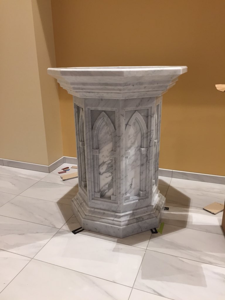 henningersinc's tweet photo. Installation by our team of professionals 
Check out our website to see what we can design, our Italian marble artists can create, and our team can install for you!

https://t.co/itm0eii0Qa https://t.co/McmMWVsaGI