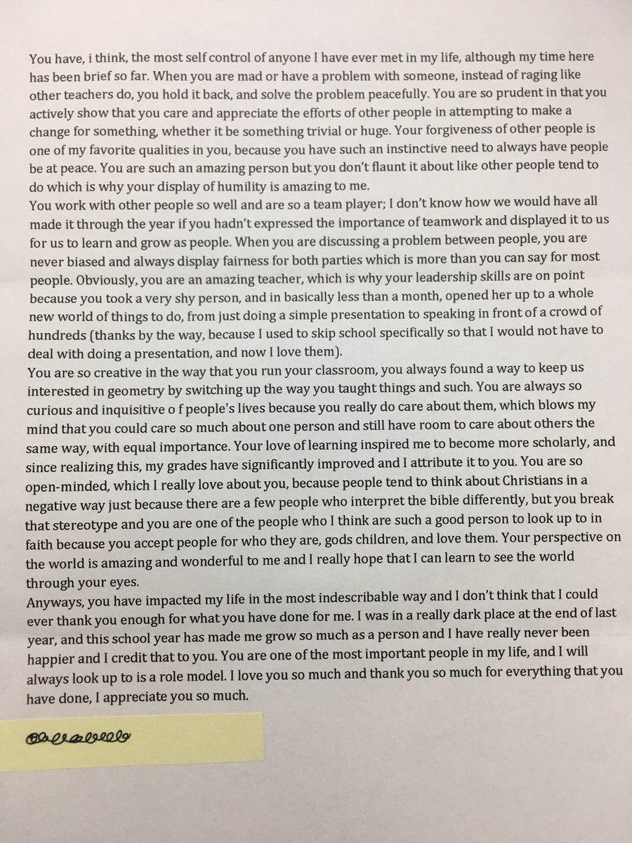 Mr_Youngs's tweet photo. Teaching has not been a lucrative career choice, but I can’t help but think about how rich I actually am. I can walk away and know that I made a difference. @PosProject #otherpeoplematter #loveoflearning #teacherappreciation @GrandBlancPride https://t.co/G8g8TqNPJh