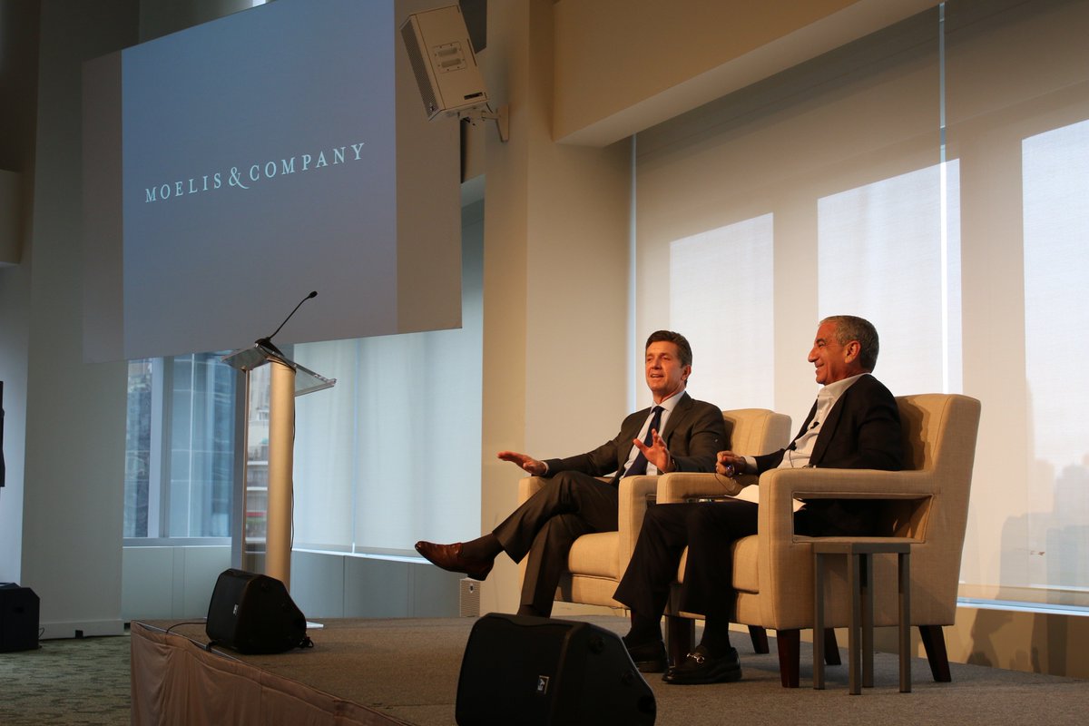 Moelis's tweet photo. Our partners had the privilege of hearing from Alex Gorsky, Chairman &amp; CEO of Johnson &amp; Johnson, about healthcare, the impact of rapidly changing technology, the importance of diversity in the workplace, and the value of focusing on health and wellness every day. @JNJNews https://t.co/l5oY2WYpLG