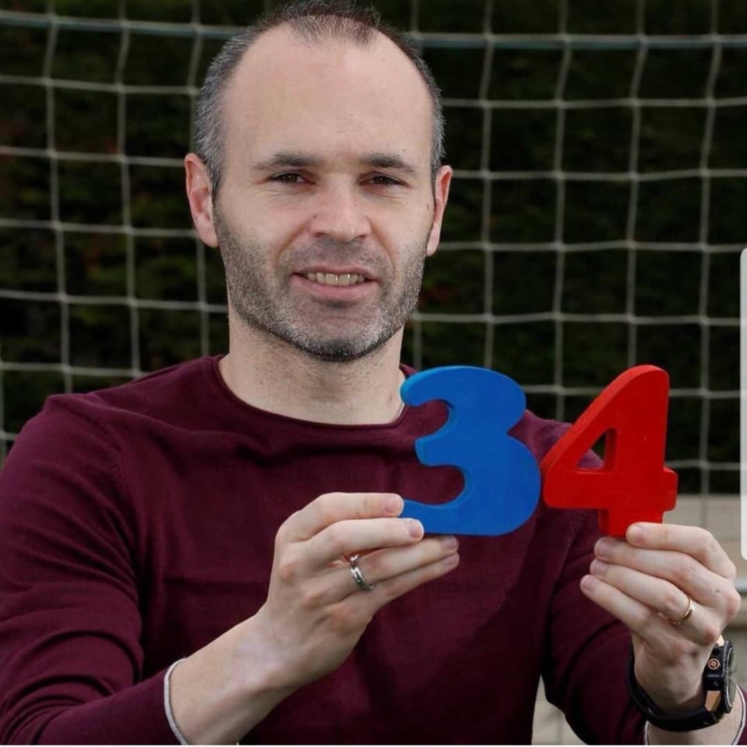 Happy birthday Don Andres Iniesta 