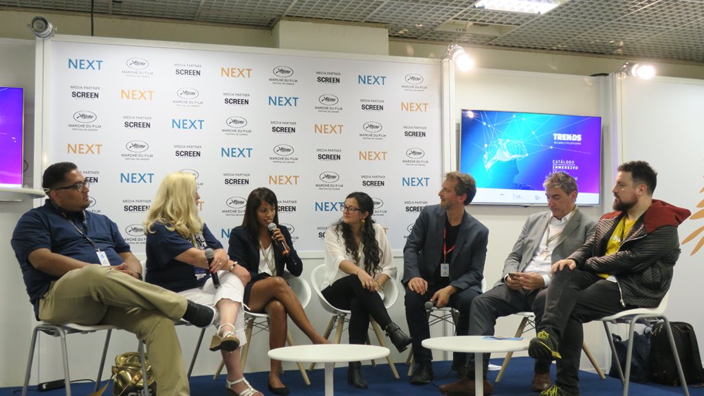 Web3Virtuality's tweet photo. Attending the #Trend’s immersive iberoamerican catalogue presentation with @VirtualityBA. #Cannes2018 #mdf2018 https://t.co/7YMQiMTPwE