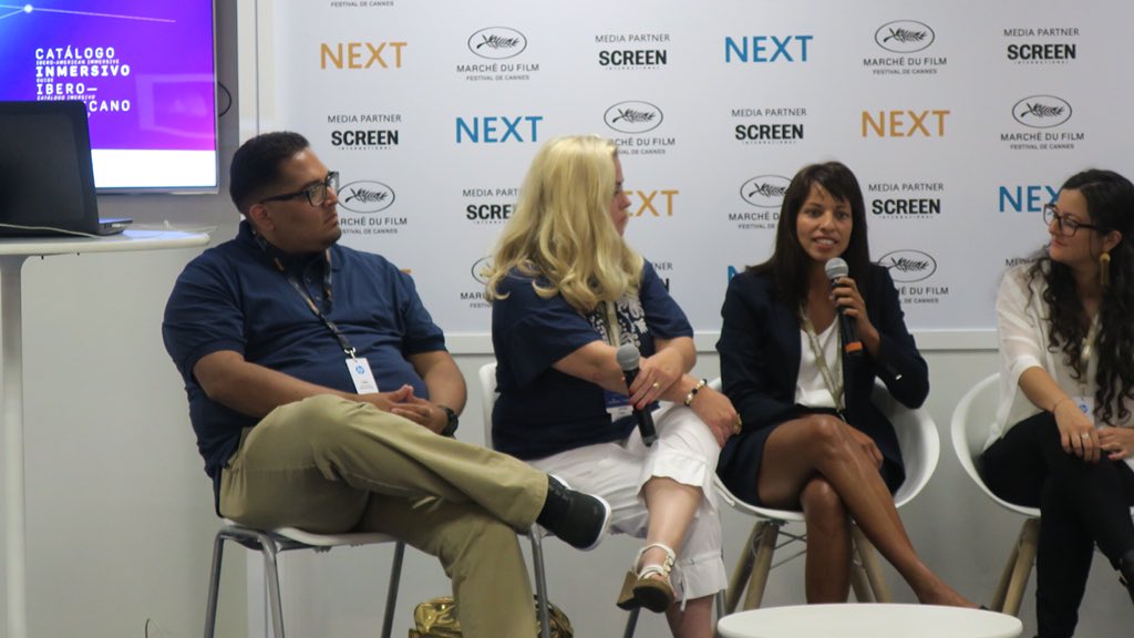 Web3Virtuality's tweet photo. Attending the #Trend’s immersive iberoamerican catalogue presentation with @VirtualityBA. #Cannes2018 #mdf2018 https://t.co/7YMQiMTPwE