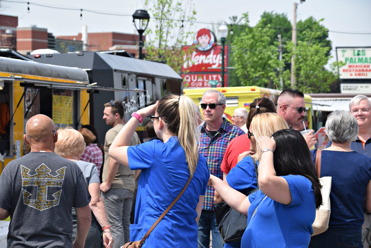 M_MInsurance's tweet photo. The M&amp;M crew popped in to @NoblesvillePark 's #FoodTruckFriday  and loved @5280bistro! Can we PLEASE discuss their beautiful radish cakes?! https://t.co/5Rl6ToJvm4