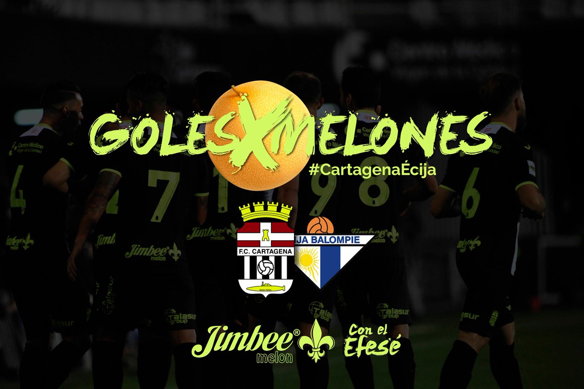 Jimbee_oficial's tweet photo. ¡No podíamos faltar al último partido! Volvemos con otra #PorraGolesXMelones. No dudamos que será un partido con muchos melones, para ello:
👇👇👇

1⃣ Porra @FCCartagena_efs 🆚 @ecijabpe 
2⃣ Seguir a @JimbeeMelon 
3⃣ RT

El/los ganadores se llevarán los ⚽️X🍈 (13/05 - 17:00) https://t.co/J3H0tGyLt0