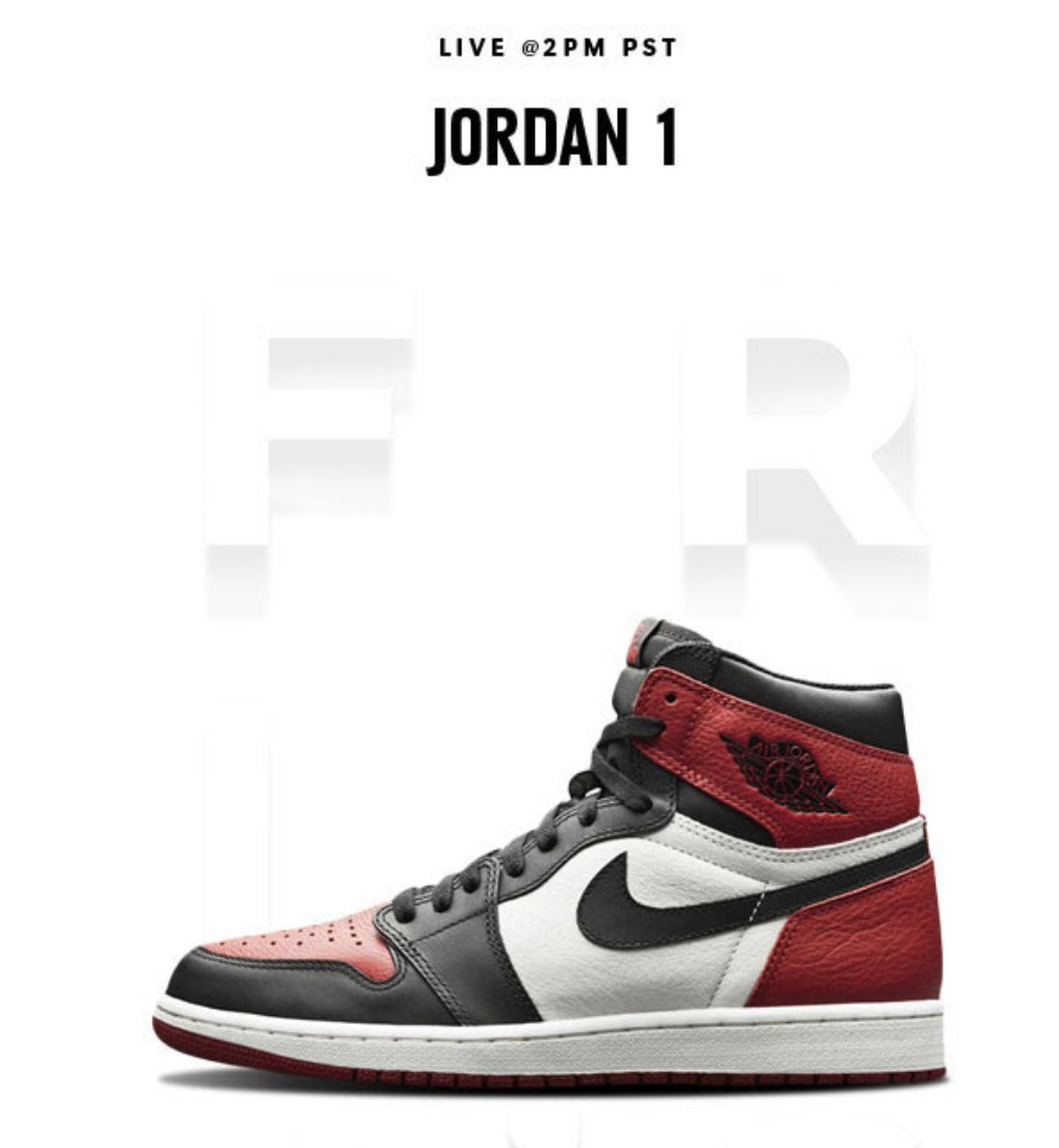 SOLE LINKS on Twitter "🚨RESTOCK ALERT Air Jordan 1 Retro High ‘Bred