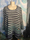 dejavugarbposh's tweet image. JM Collection Plus 2X New Blue Textured Weave Crew Neck Step Hem Tunic Sweater Best Deal! #necksweater #sweaterneck #jmplus ebay.to/2Hv9jDG
