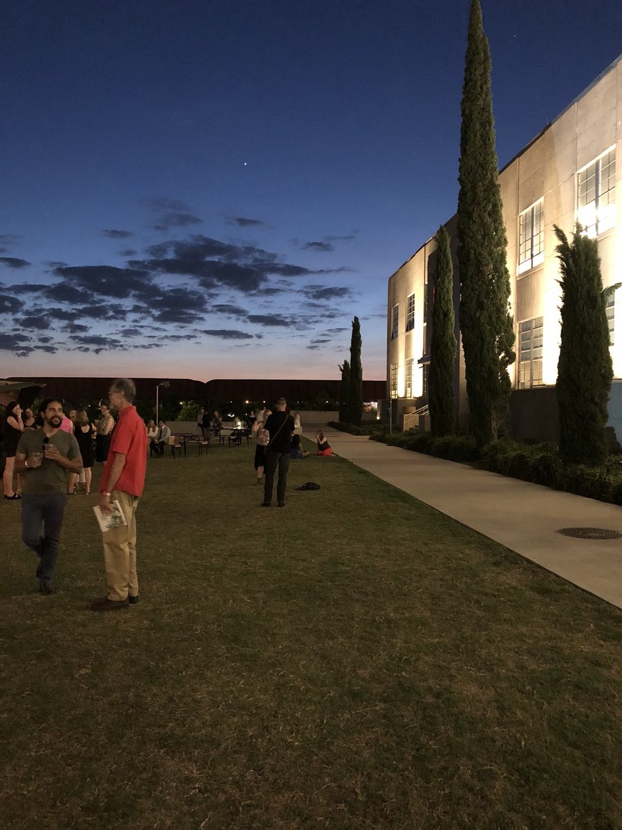 apramuk's tweet image. Standing room only last night at the DUE WEST group show. Also, it was a beautiful Austin evening. The show is up till May 20, lots of amazing original artwork, affordably priced. Definitely worth a look-see. #WEST346 #westaustinstudiotour #bigmedium