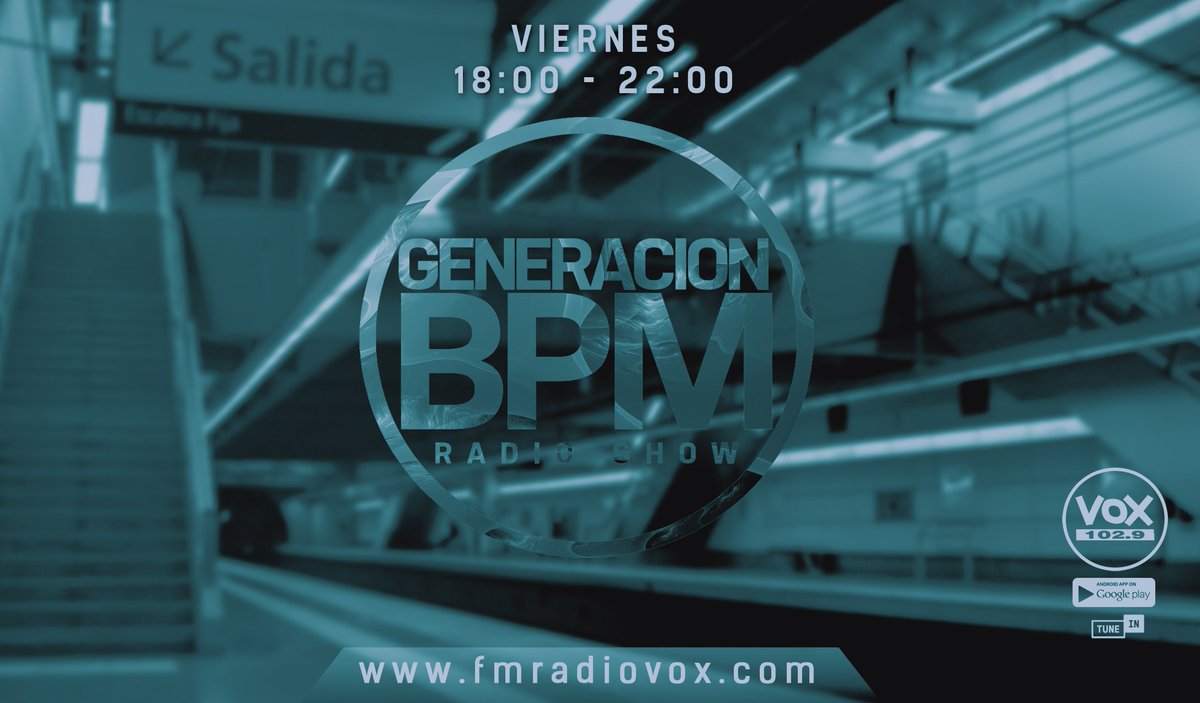 GeneracionBPM's tweet photo. Hoy estamos conectados!!!
Nuevo episodio con @MarcMendozaok  &amp; @Gaby_hz 
https://t.co/Ed7tNJLo86
#housemusic #technomusic #radioshow #groove #Electronic #lovethissong #BPM #dj #FridayFeeling https://t.co/v2dr0IsHkK