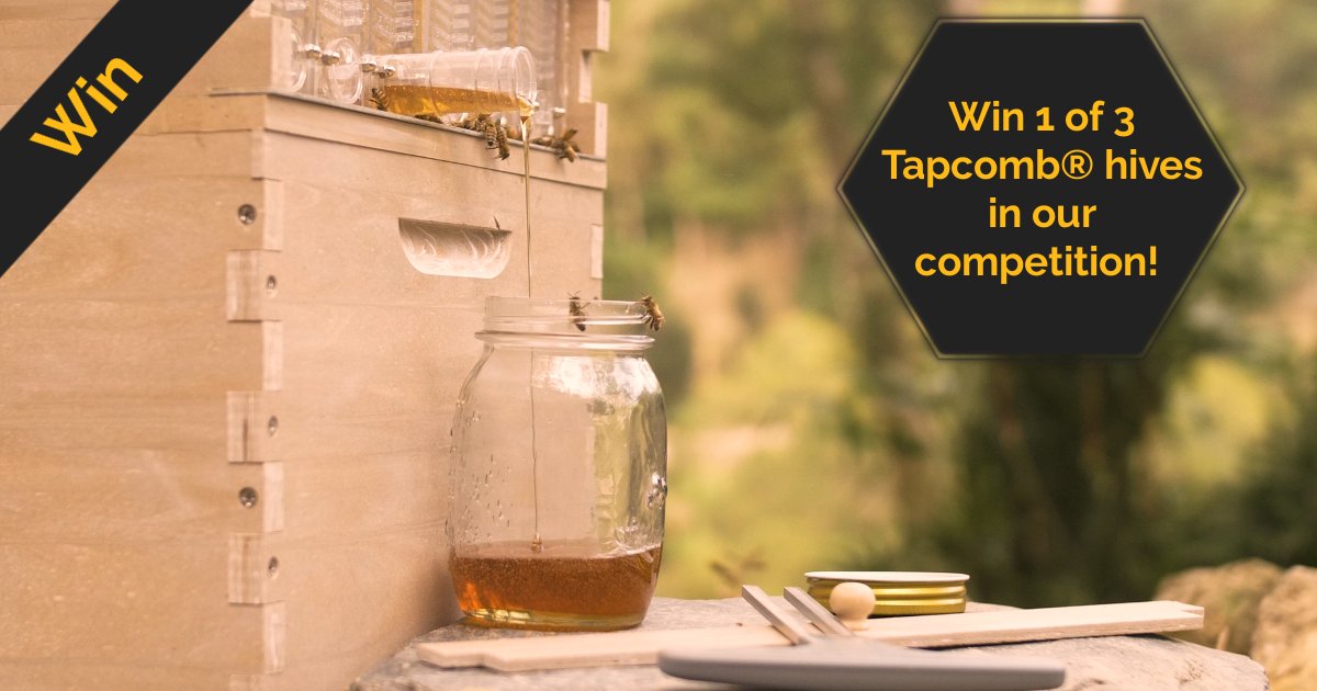 tapcombhive's tweet photo. 🐝🐝#Win🐝🐝  We're giving you the chance to win your very own complete Tapcomb®Hive in the Tapcomb® #giveaway. We have not one but three hives up for grabs for three lucky people in our #competition. 
Follow the link below to learn how to enter:
https://t.co/JdDEHleV8E https://t.co/P9mgeZaYrn